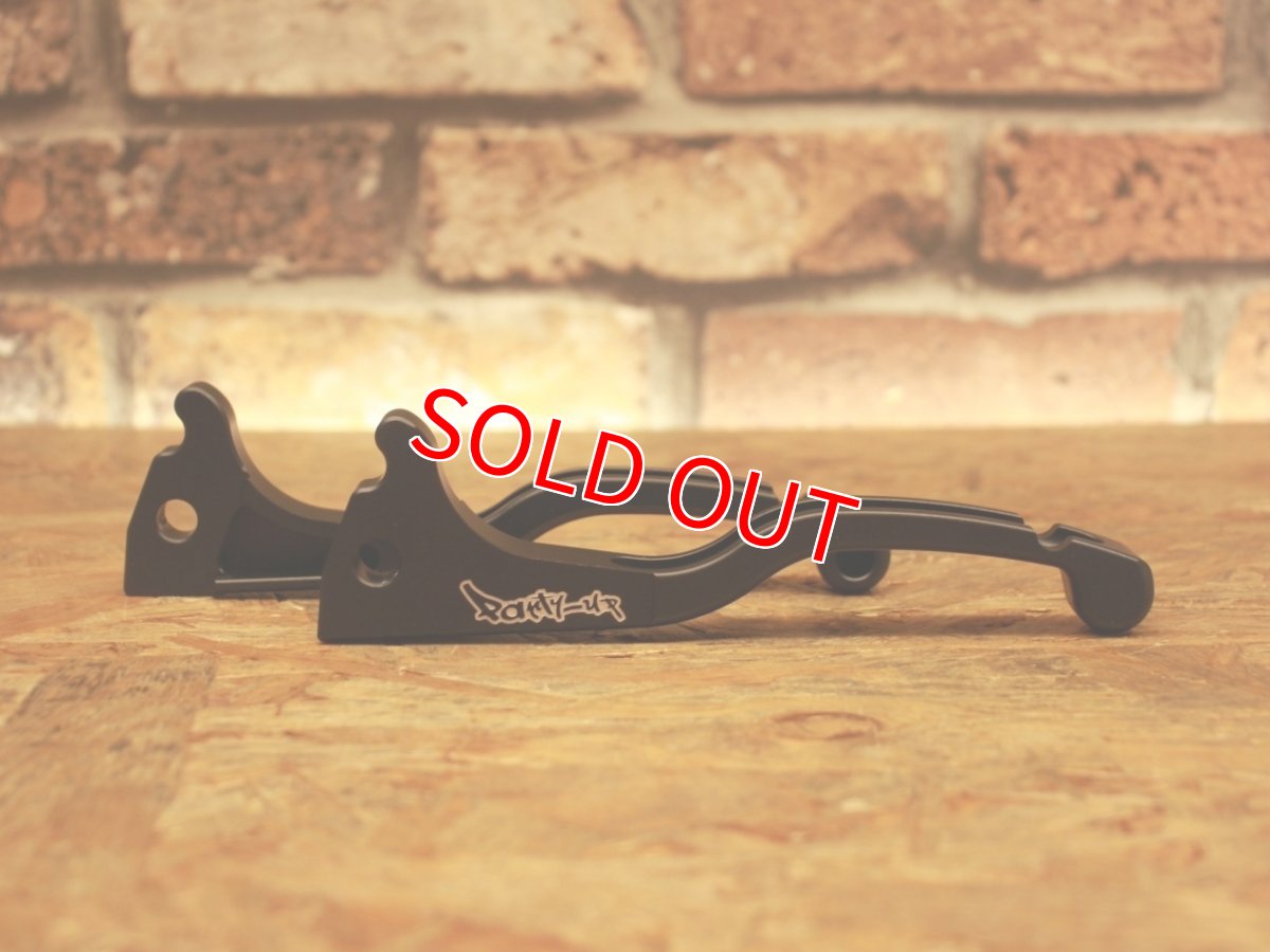 画像4: Partyup ワークスショートブレーキレバー [4・5型シグナスX/2型BW'S125] （ブラック/シルバー/ゴールド/レッド/ブルー） (4)