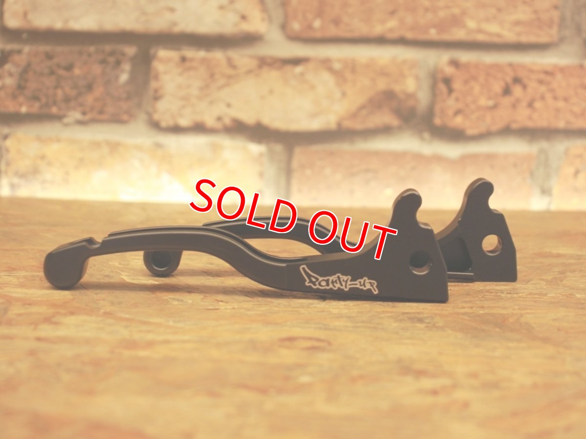 画像5: Partyup ワークスショートブレーキレバー [4・5型シグナスX/2型BW'S125] （ブラック/シルバー/ゴールド/レッド/ブルー） (5)