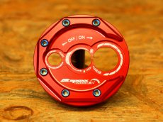 画像7: APEXX キーシリンダーカバー [シグナスグリファス・3型BW'S125]（チタン/ブラック/ゴールド/レッド/ブルー） (7)