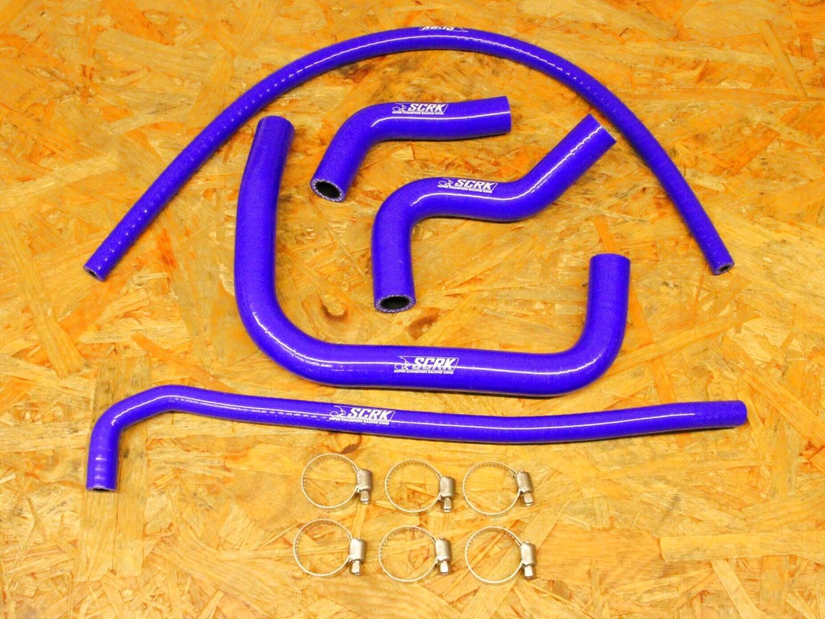 画像7: SCRK ラジエーターホースセット（ブラック/ホワイト/レッド/ブルー）［シグナスグリファス］ (7)