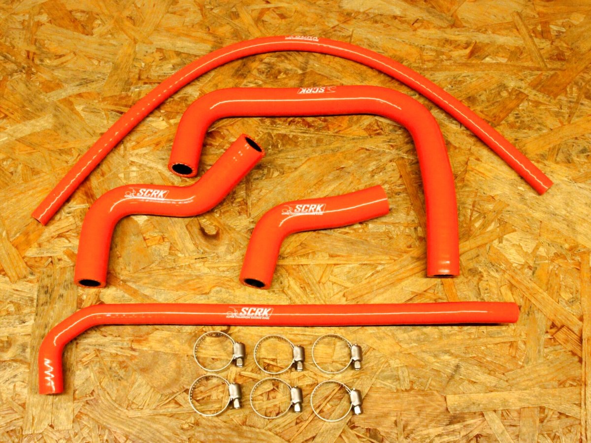 画像5: SCRK ラジエーターホースセット（ブラック/ホワイト/レッド/ブルー）［シグナスグリファス］ (5)