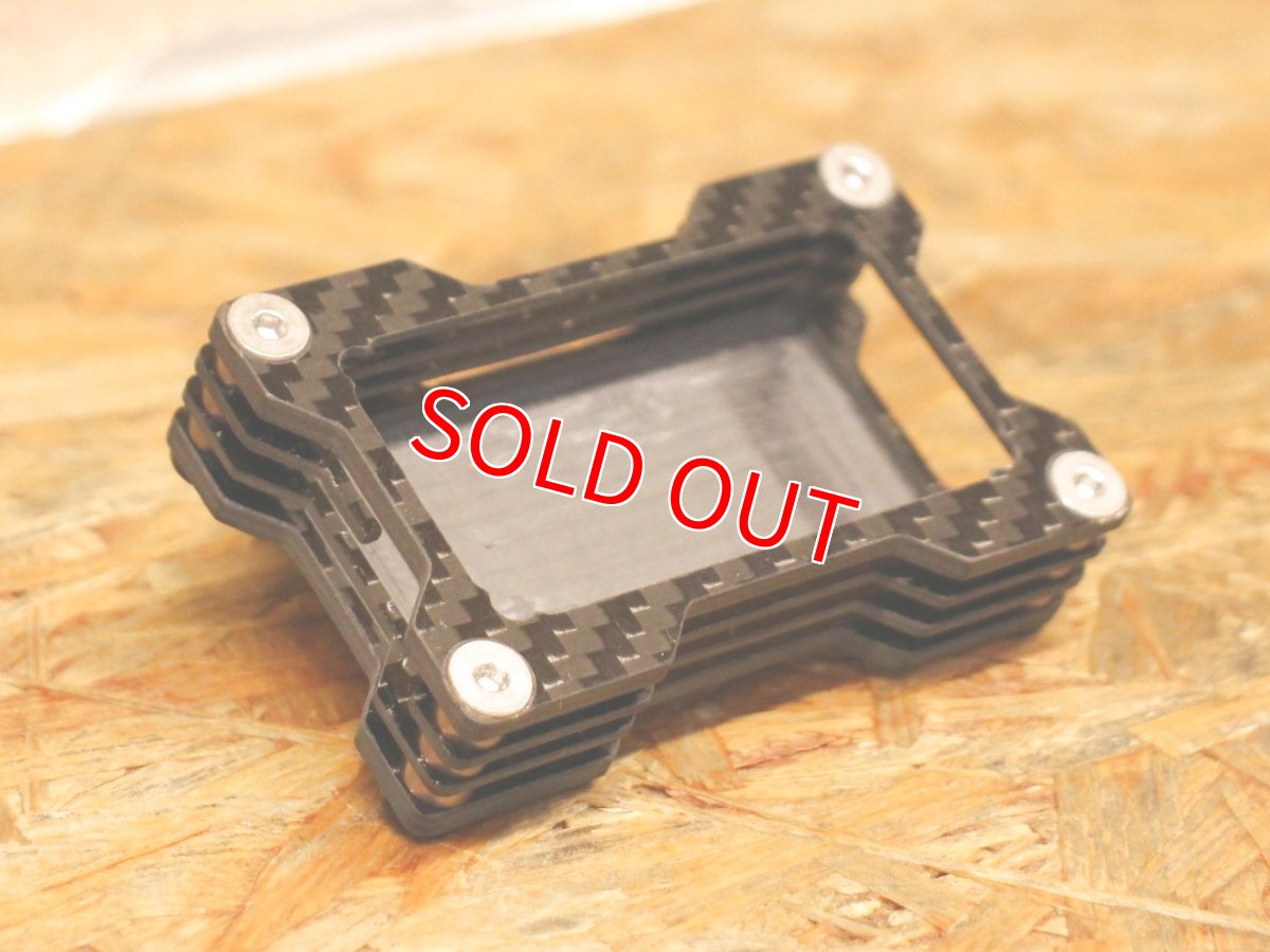 画像2: 中古品！カーボンケース＋メーターブラケット for  aRacer SportD/CubeG［シグナスX・他］ (2)