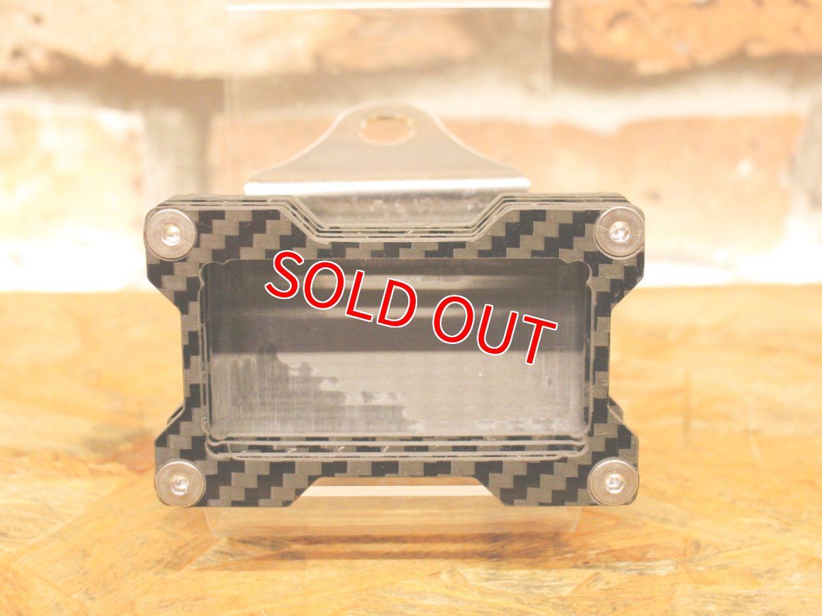 画像5: 中古品！カーボンケース＋メーターブラケット for  aRacer SportD/CubeG［シグナスX・他］ (5)