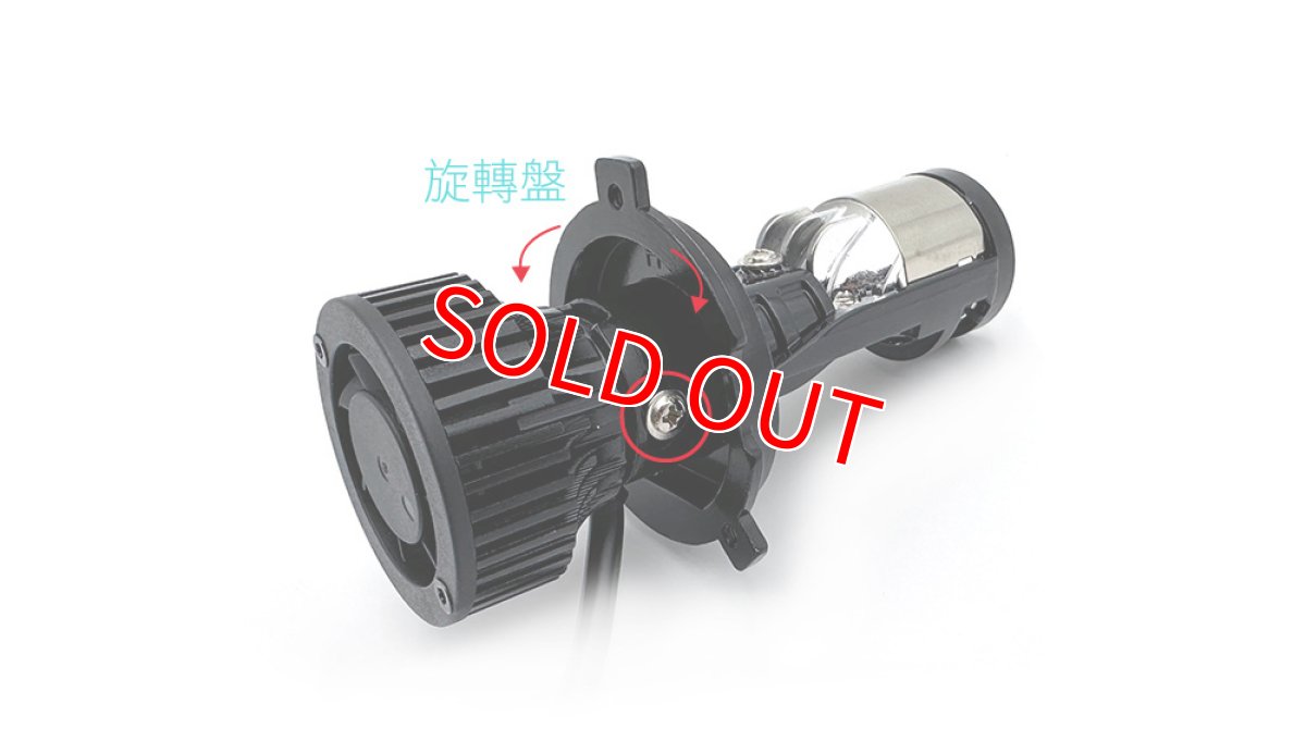 画像8: SLO L8 H4プロジェクタータイプLEDヘッドライトバルブ（ホワイト）  (8)