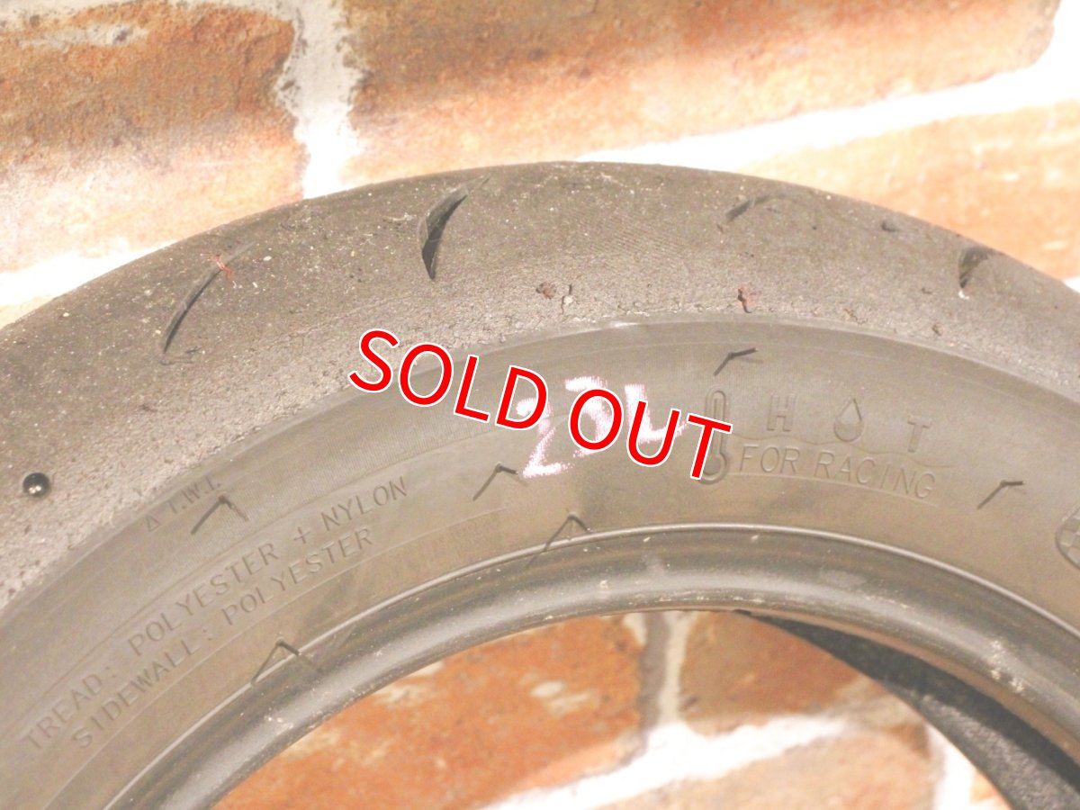 画像3: 中古品！レース落ちタイヤ CST CM-SR 2nd 100/90-12 フロント向け (3)