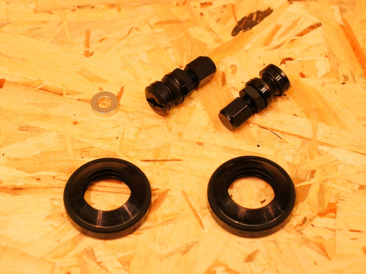 画像13: RCB 13インチ SP811 スポーツホイール 前後セット（ブラック/ホワイト） [シグナスグリファス・3型BW'S125] (13)