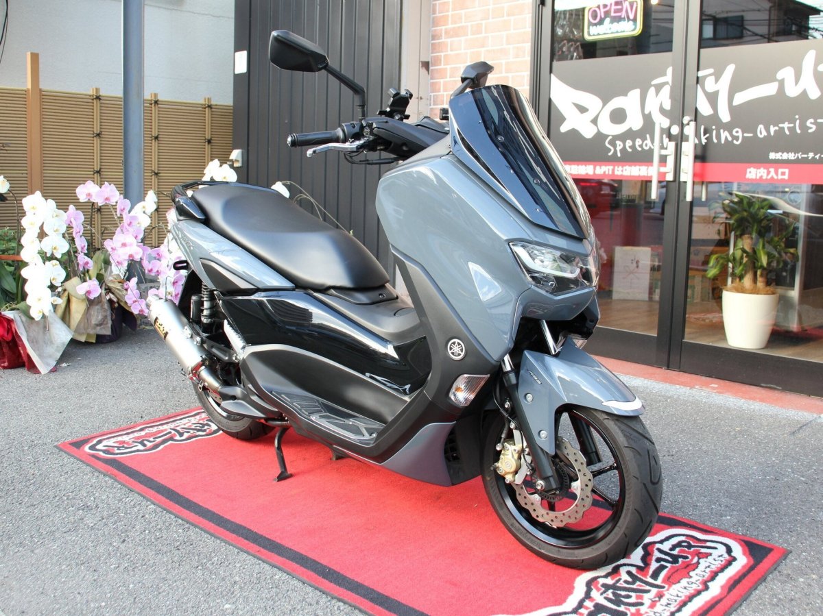 画像1: ライトカスタム中古車 NMAX125 2型国内仕様 走行8,800キロ パステルダークグレー (1)