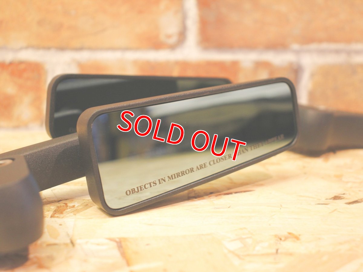 画像2: ジャパンスピード 日式牛角長方鏡 ミラー ブルーレンズ (2)