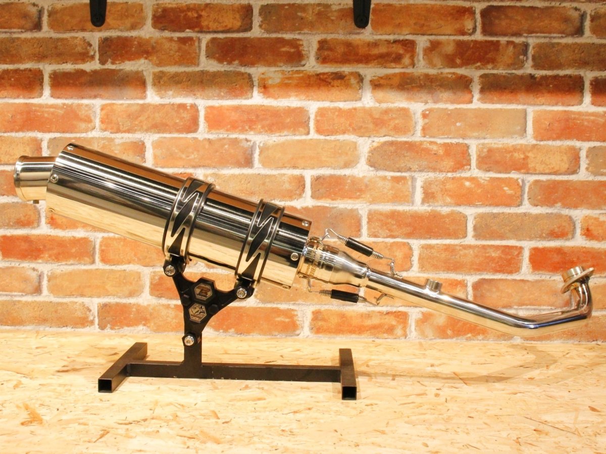 画像2: Bumblebee BT1ステンポリッシュ [シグナスX・BW'S125]（ストレート/直通静音）（125〜158cc/158ccオーバー/180ccオーバー競技用サイズ） (2)