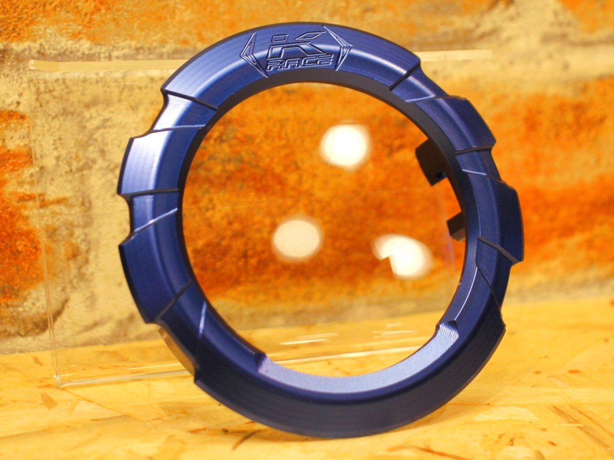 画像7: Krace 削り出しアルミフューエルキャップリング（ブラック/ガンメタ/シルバー/ゴールド/レッド/ブルー）［グリファス/X FORCE］ (7)