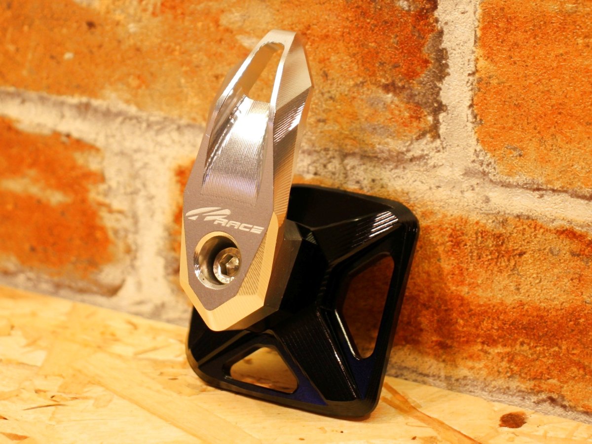 画像4: Krace CNCアルミ削り出しコンビニフック（ブラック/ガンメタ/シルバー/ゴールド/レッド/ブルー）［4.5型シグナスX/グリファス/2型BW'S125］ (4)