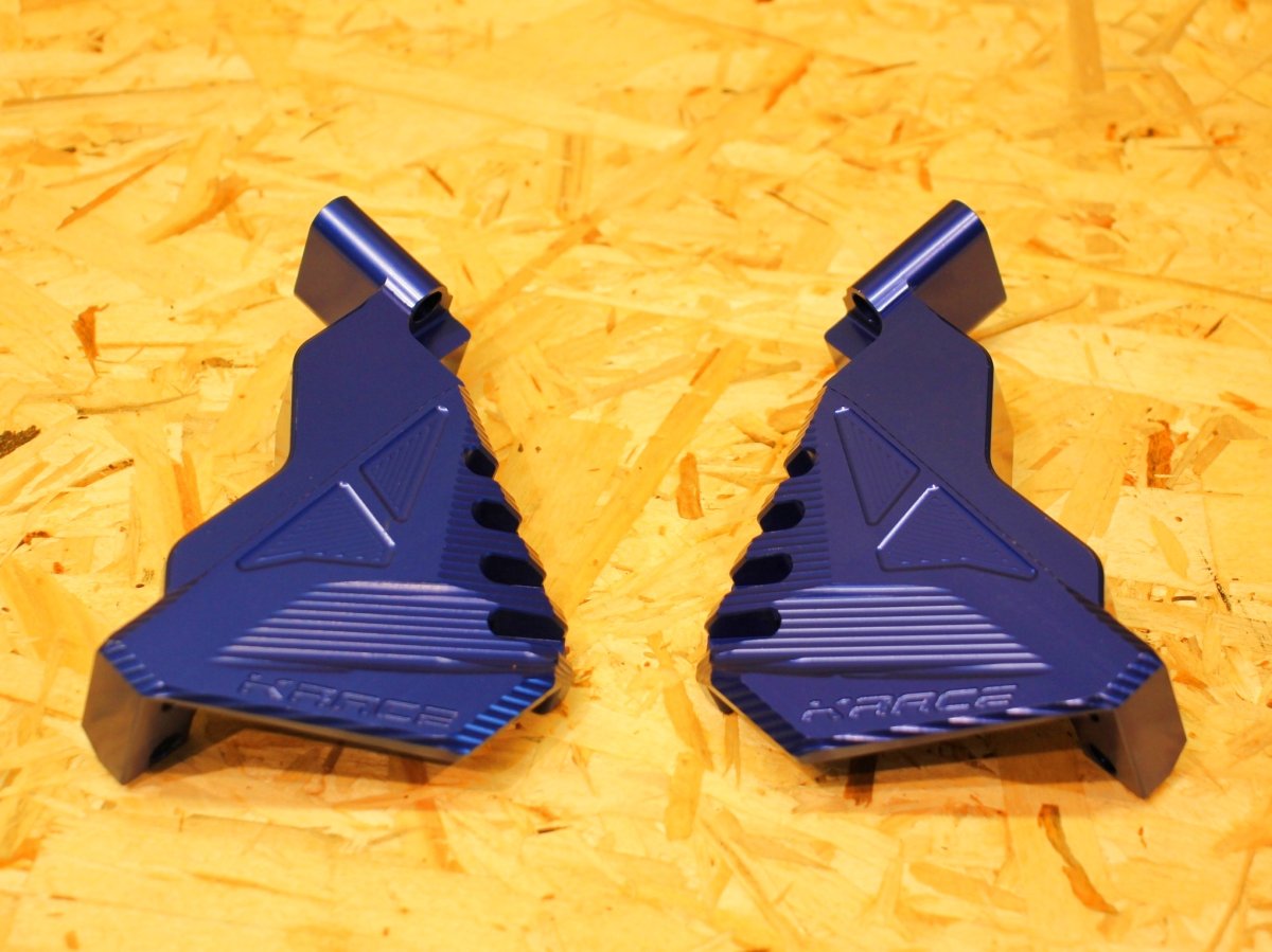 画像8: Krace ワイドステッププレート（ブラック/ガンメタ/シルバー/ゴールド/レッド/ブルー）[シグナスグリファス・X FORCE] (8)