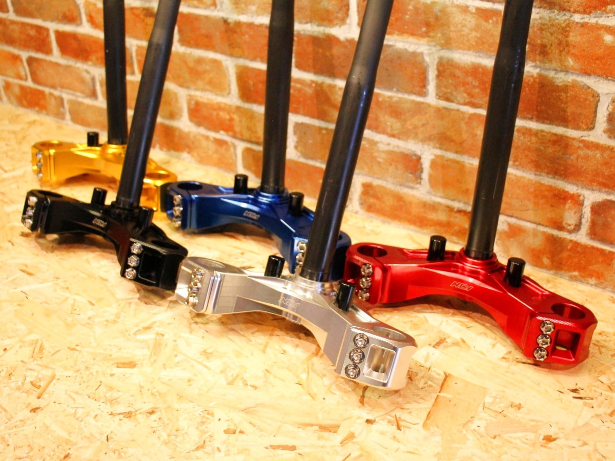 画像3: NCY 軽量CNCアルミステム（ブラック・シルバー・ゴールド・レッド・ブルー） [シグナスX] (3)