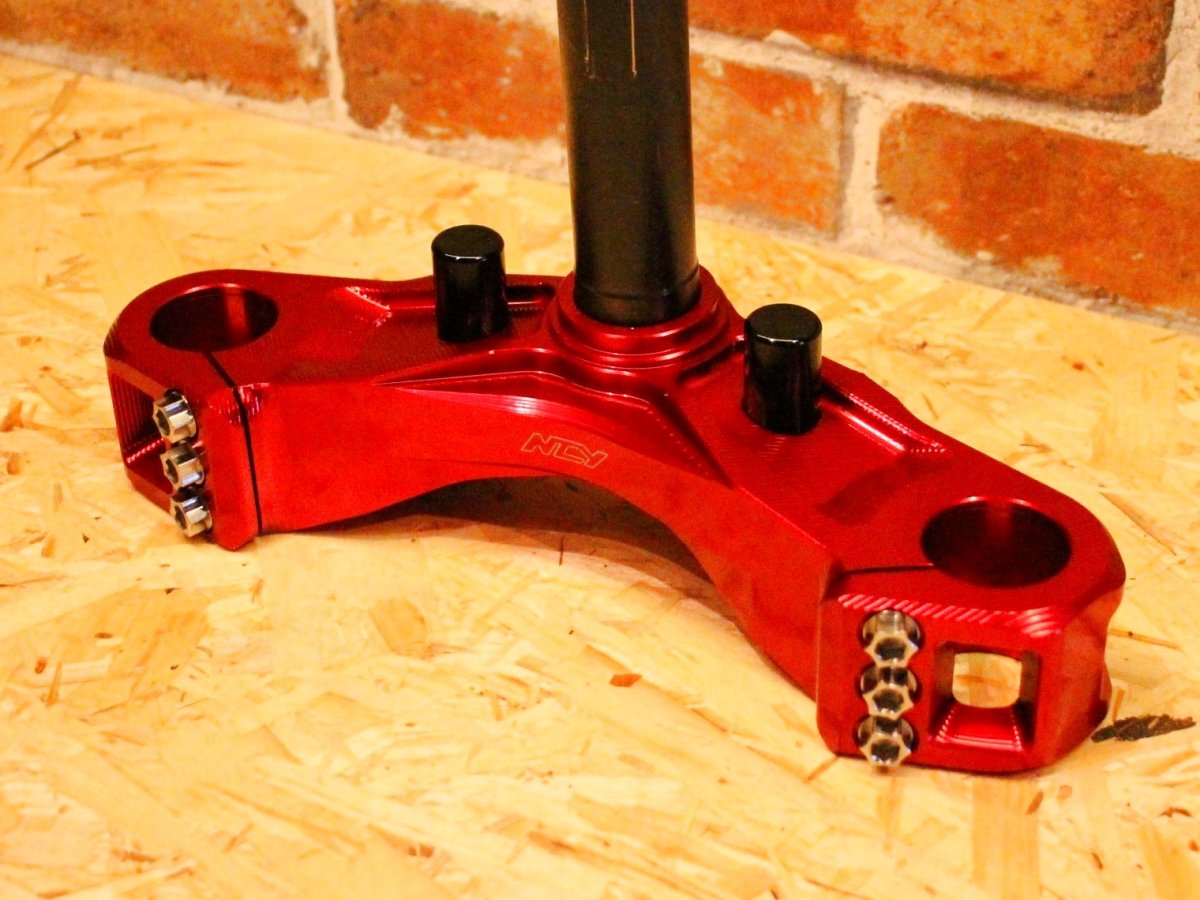 画像14: NCY 軽量CNCアルミステム（ブラック・シルバー・ゴールド・レッド・ブルー） [シグナスX] (14)