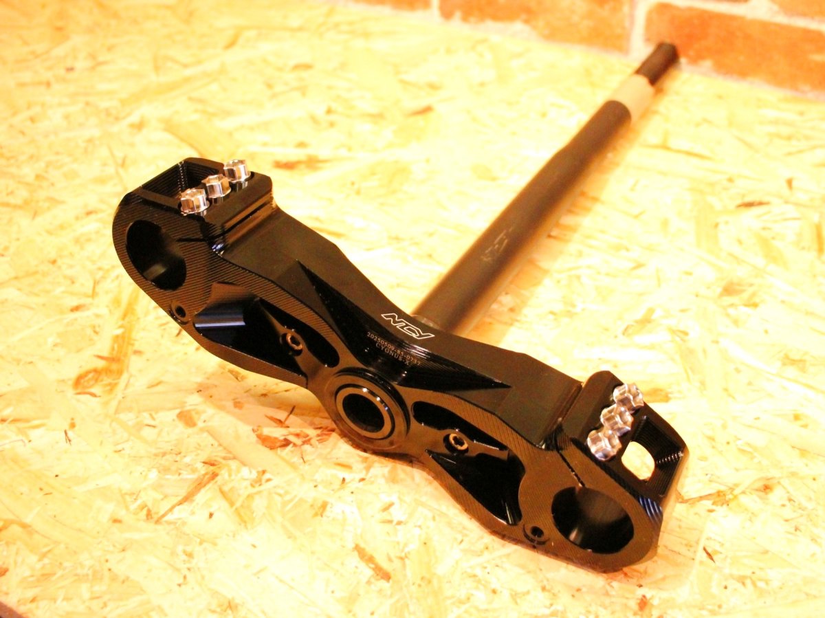 画像6: NCY 軽量CNCアルミステム（ブラック・シルバー・ゴールド・レッド・ブルー） [シグナスX] (6)