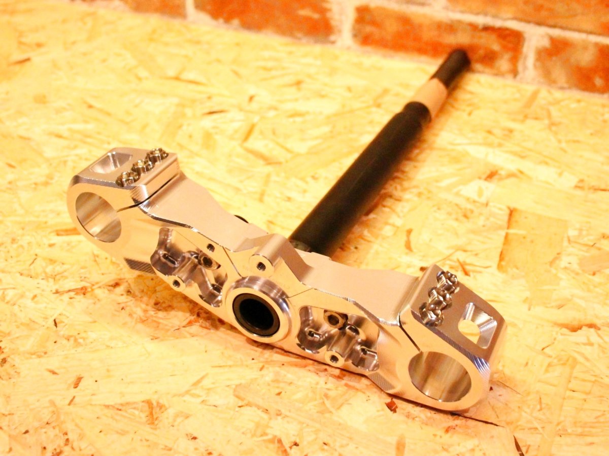 画像5: NCY 軽量CNCアルミステム（ブラック・シルバー） [シグナスグリファス] (5)