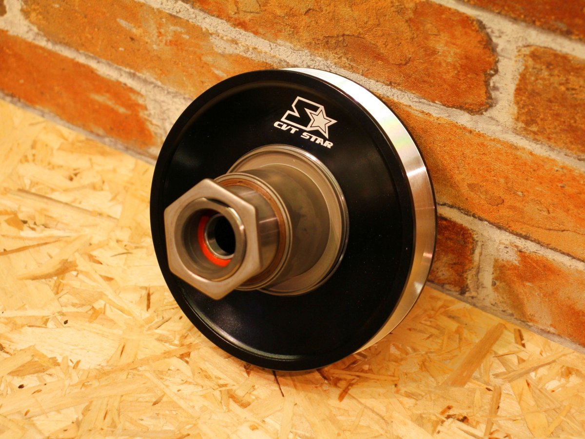 画像4: CVTSTAR アルミセカンダリー （ブラック/レッド/ゴールド）  [シグナスX・BW'S125] (4)