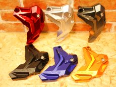 画像1: Krace 削り出しケースカバー リア（ブラック/ガンメタ/シルバー/ゴールド/レッド/ブルー） [シグナスグリファス・3型BW'S125・2型NMAX125/155・X FORCE・FORCE2.0] (1)