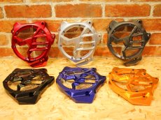 画像1: Krace 削り出しケースカバー フロント（ブラック/ガンメタ/シルバー/ゴールド/レッド/ブルー） [シグナスグリファス・3型BW'S125・2型NMAX125/155・X FORCE・FORCE2.0] (1)
