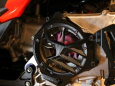 画像9: Krace 削り出しケースカバー フロント（ブラック/ガンメタ/シルバー/ゴールド/レッド/ブルー） [シグナスグリファス・3型BW'S125・2型NMAX125/155・X FORCE・FORCE2.0] (9)