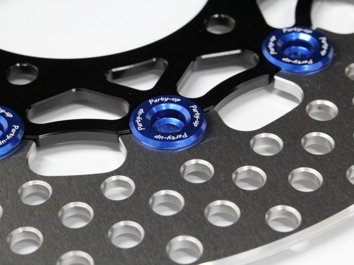 画像3: Partyup フルフローティングレーシングディスク2 245mm [シグナスX・1.2型BW'S125] (3)