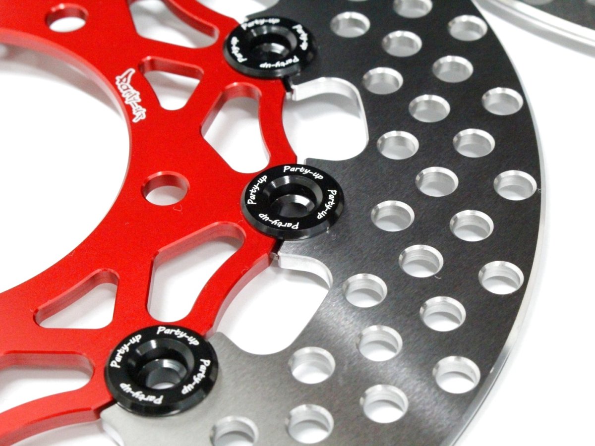 画像2: Partyup フルフローティングレーシングディスク2 245mm [シグナスX・1.2型BW'S125] (2)
