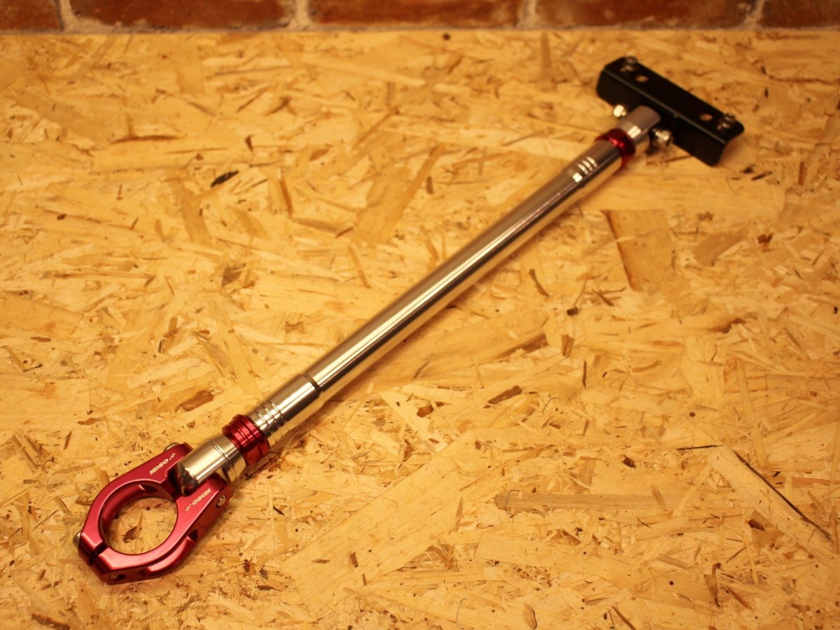 画像3: KOSO フレーム補強バー （ブラック×レッド/シルバー×レッド/シルバー×ブルー/ブラック×ブルー/シルバー×オレンジ）［1〜5型シグナスX］ (3)