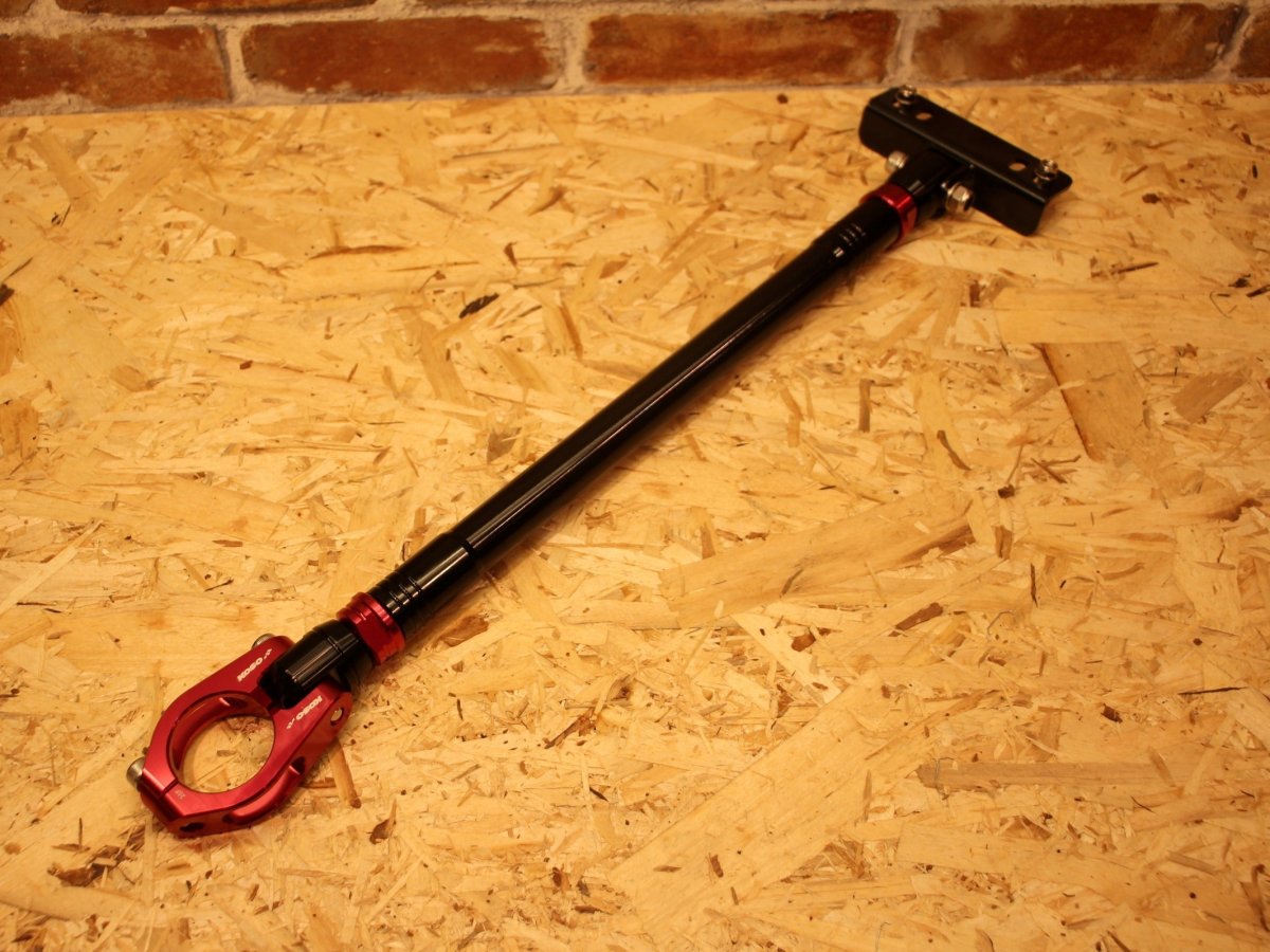 画像2: KOSO フレーム補強バー （ブラック×レッド/シルバー×レッド/シルバー×ブルー/ブラック×ブルー/シルバー×オレンジ）［1〜5型シグナスX］ (2)