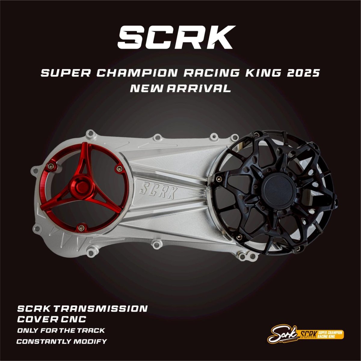 画像6: SCRK CNC削り出しクランクケースカバー [シグナスグリファス・2型NMAX125・3型BW'S125・X FORCE・FORCE2.0] (6)