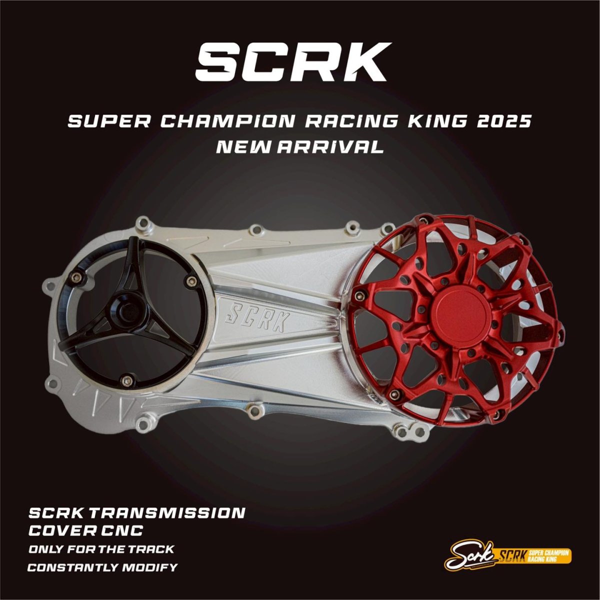 画像8: SCRK CNC削り出しクランクケースカバー [シグナスグリファス・2型NMAX125・3型BW'S125・X FORCE・FORCE2.0] (8)