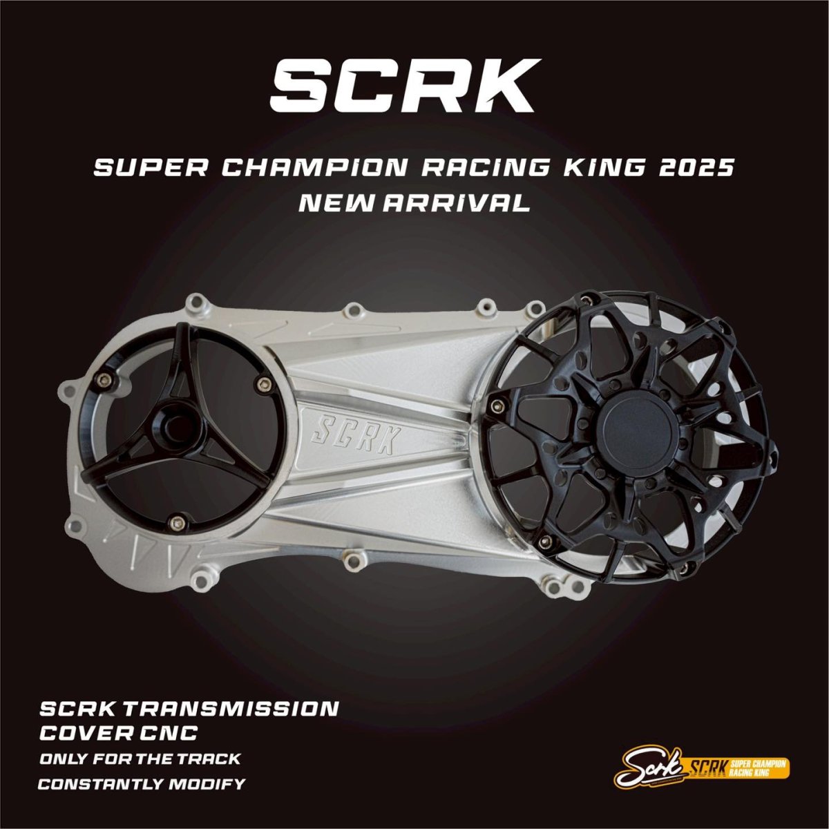 画像9: SCRK CNC削り出しクランクケースカバー [シグナスグリファス・2型NMAX125・3型BW'S125・X FORCE・FORCE2.0] (9)