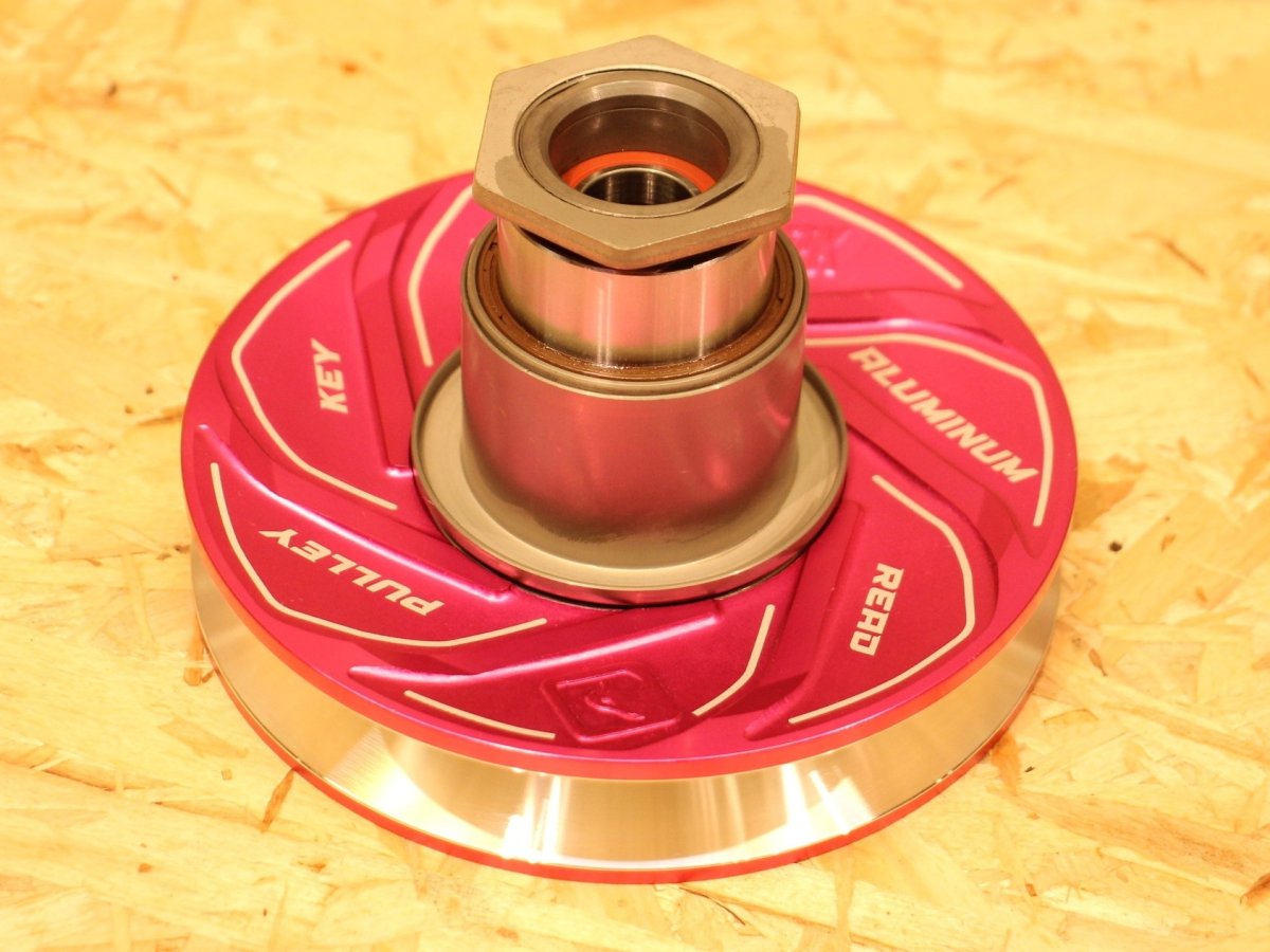 画像3: SCRK アルミセカンダリー（ブラック/ピンク）  [シグナスX全車・1.2型BW'S125] (3)