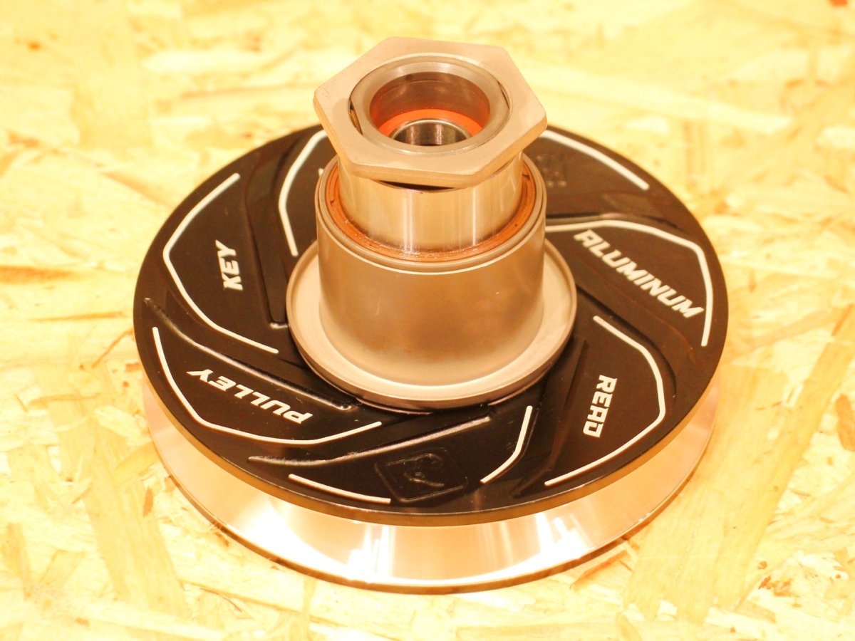 画像2: SCRK アルミセカンダリー（ブラック/ピンク）  [シグナスX全車・1.2型BW'S125] (2)