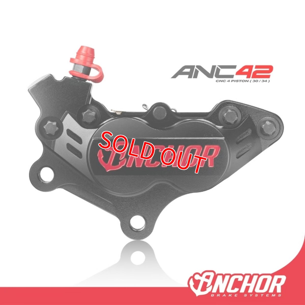画像2: ANCHOR ANC42 マジェスティSフロント用 サポート不要4POTキャリパー (2)