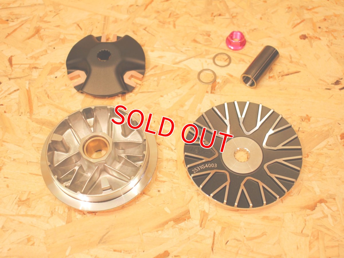 画像1: WF ハイスピードプーリー（ピンク/ブラック）  [シグナスX・BW'S125] (1)