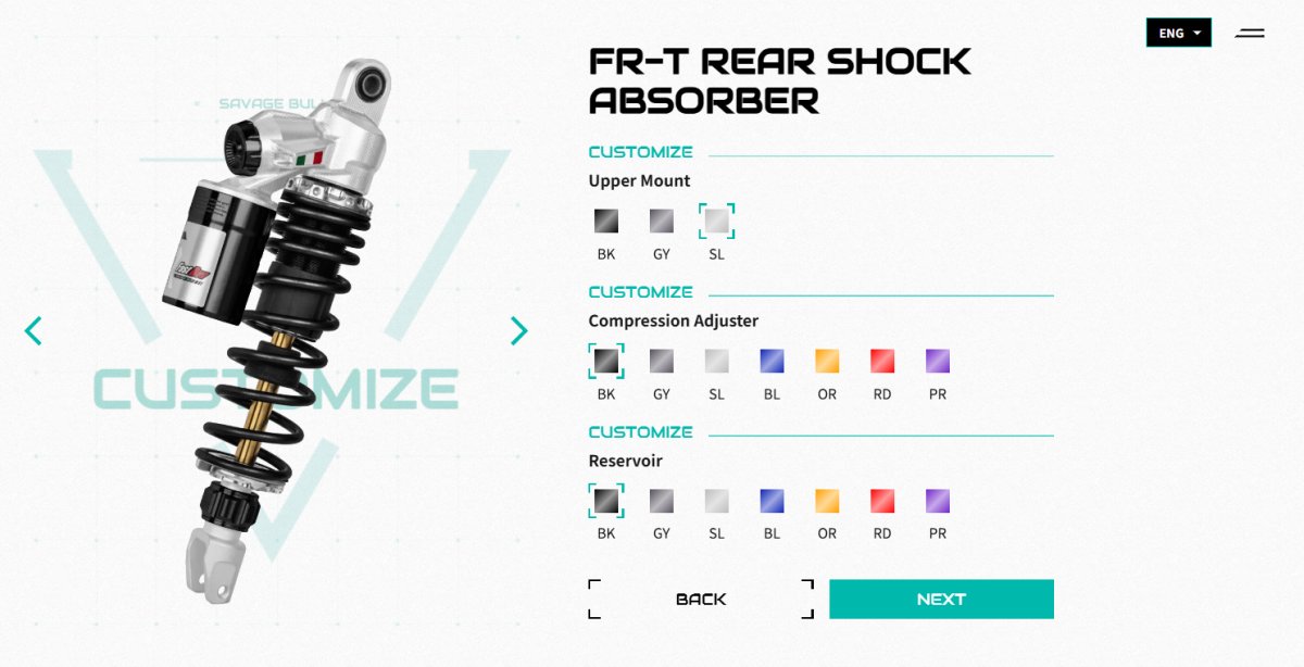画像12: Savage Bull FR-Tリアサスペンション upper reservoir tank ver［シグナスX/BW'S125/グリファス/X FORCE/NMAX］ (12)