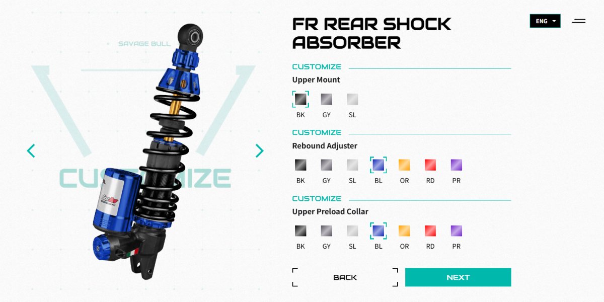 画像12: Savage Bull FRリアサスペンション lower reservoir tank ver［グリファス/X FORCE/NMAX］ (12)