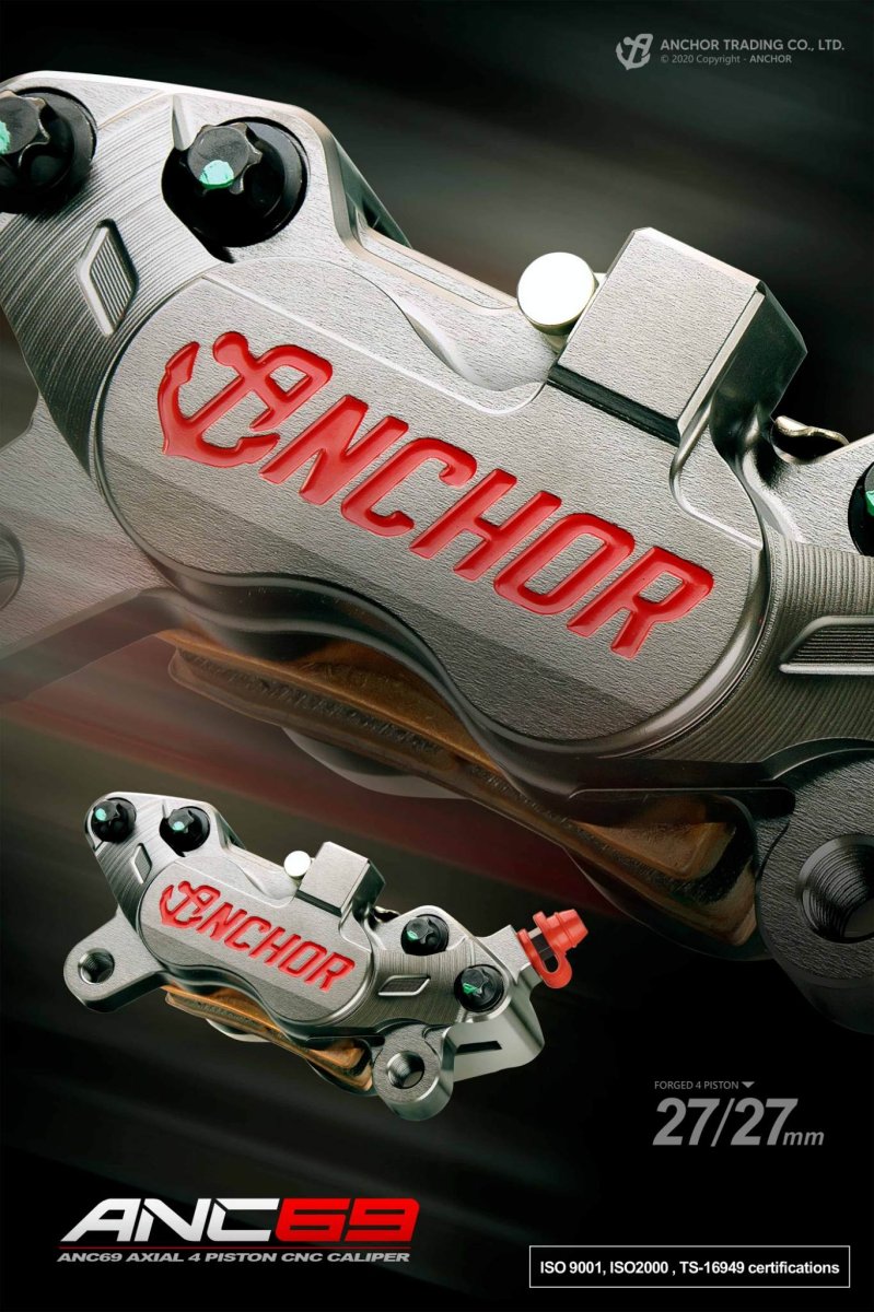 画像6: ANCHOR ANC69 グリファス/X FORCEリア用 サポート不要4POTキャリパー (6)