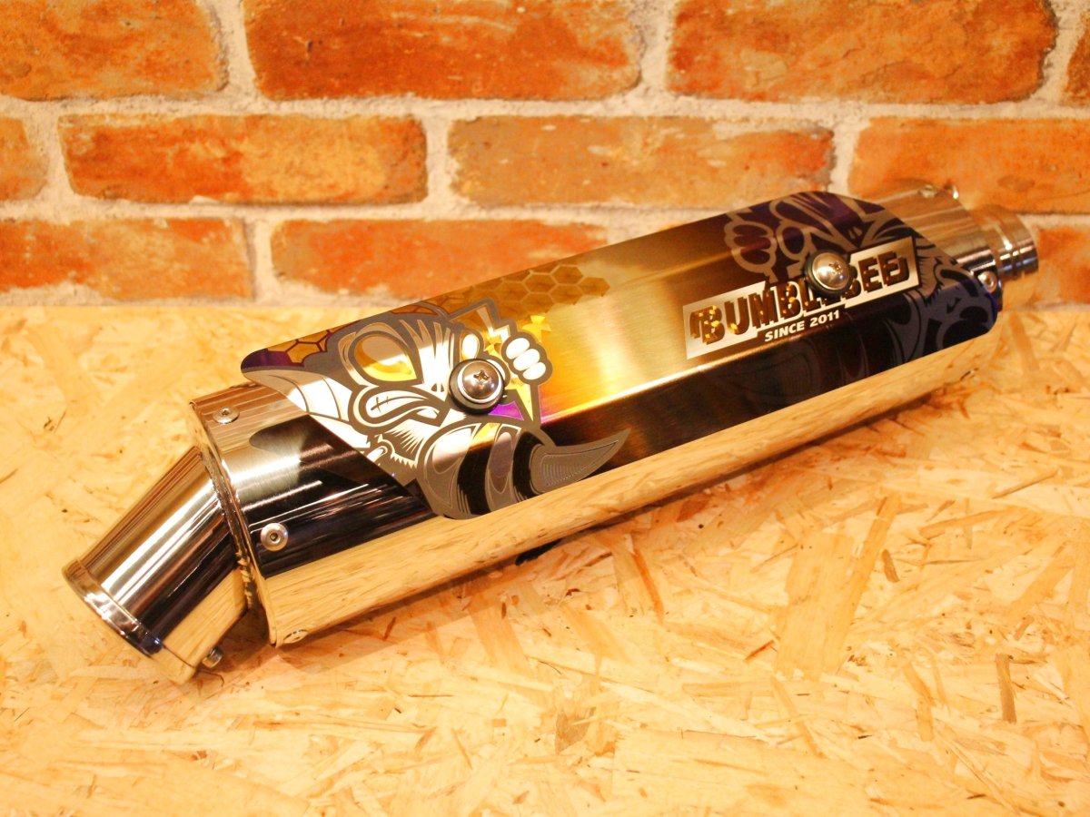 画像1: Bumblebee BT1ステンポリッシュ [シグナスX・BW'S125]（ストレート/直通静音）（125〜158cc/158ccオーバー/180ccオーバー競技用サイズ） (1)