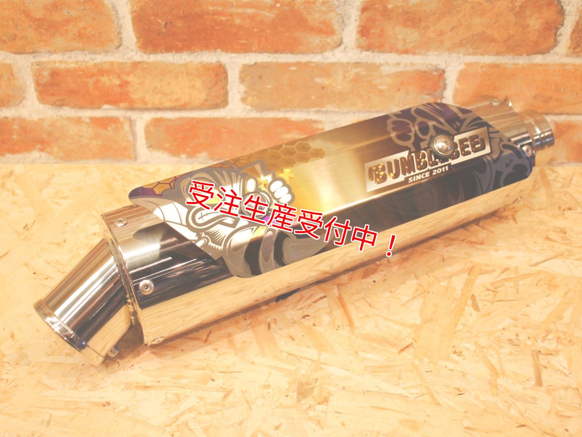 画像1: Bumblebee BT1ステンポリッシュ [シグナスX・BW'S125]（ストレート/直通静音）（125〜158cc/158ccオーバー/180ccオーバー競技用サイズ） (1)