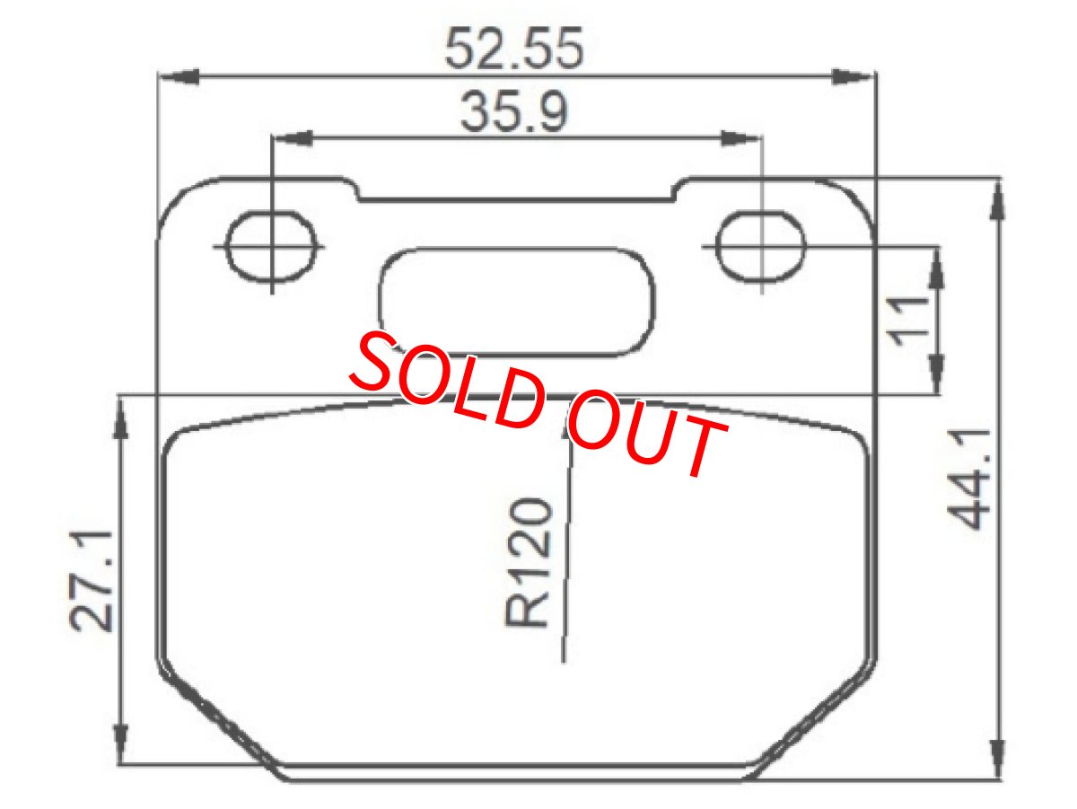 画像2: ANCHOR RG125タイプ シンタードブレーキパッド  (2)