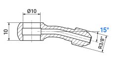 画像9: GARUDA バンジョーアダプター（ブラック/レッド） (9)