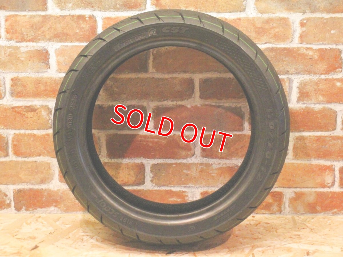 画像2: CST CM-SC01 セミレーシングタイヤ 110/70-12 (2)