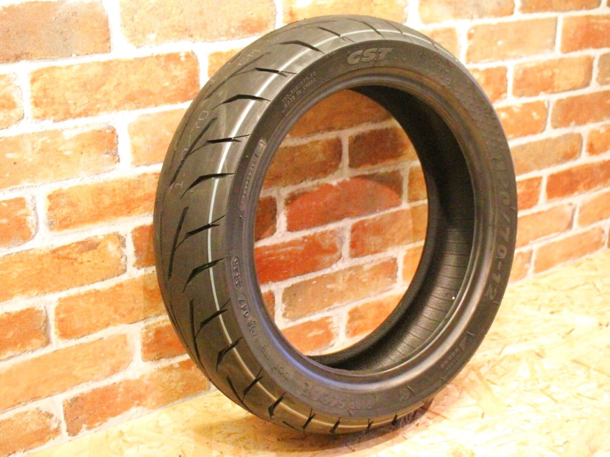 画像1: CST CM-SC01 セミレーシングタイヤ 120/70-12 (1)
