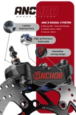 画像7: yutakaチャンネル カ〇アゲ企画 12％off！ANCHOR ANC9 100mmピッチ4potラジアルキャリパー (7)