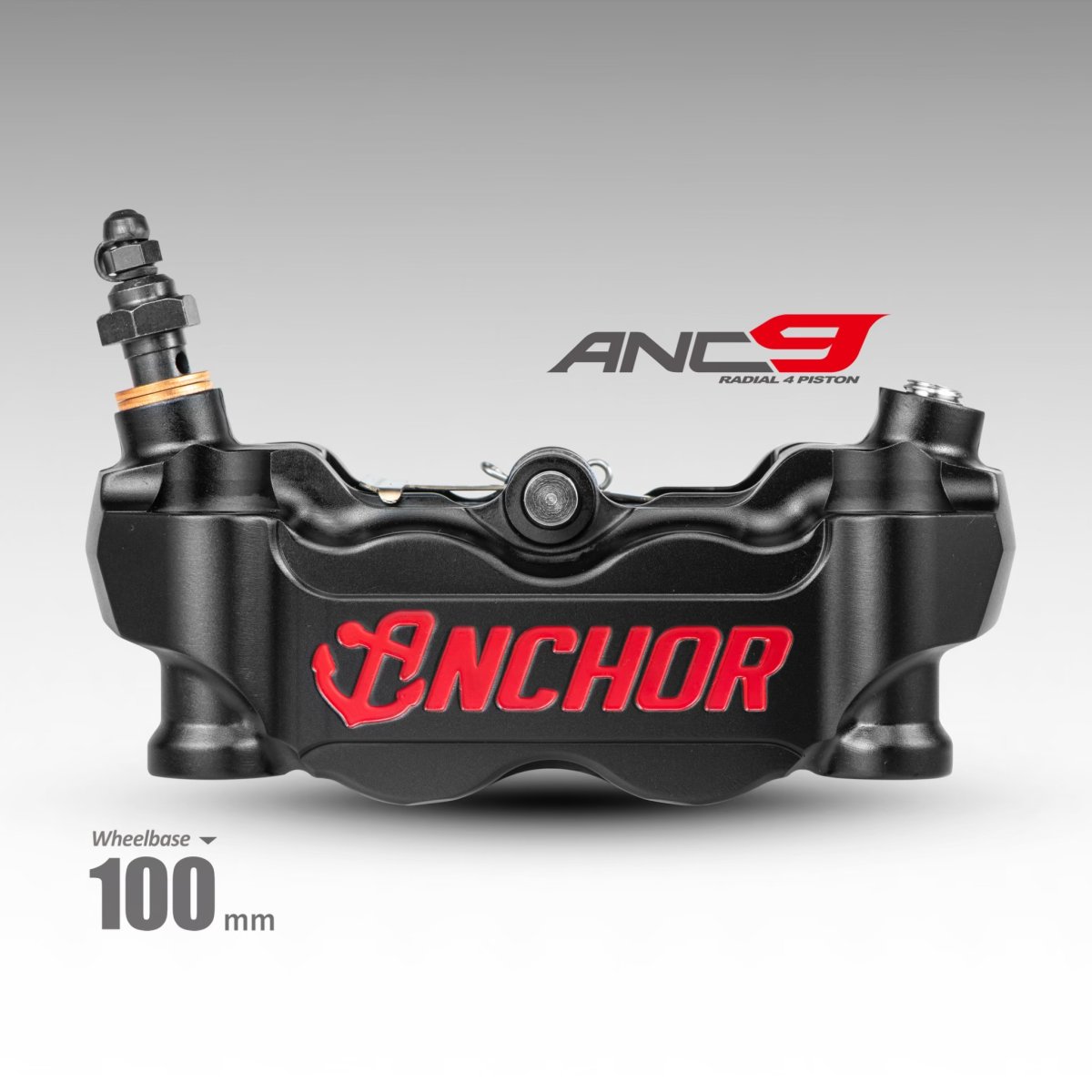 画像2: yutakaチャンネル カ〇アゲ企画 12％off！ANCHOR ANC9 100mmピッチ4potラジアルキャリパー (2)