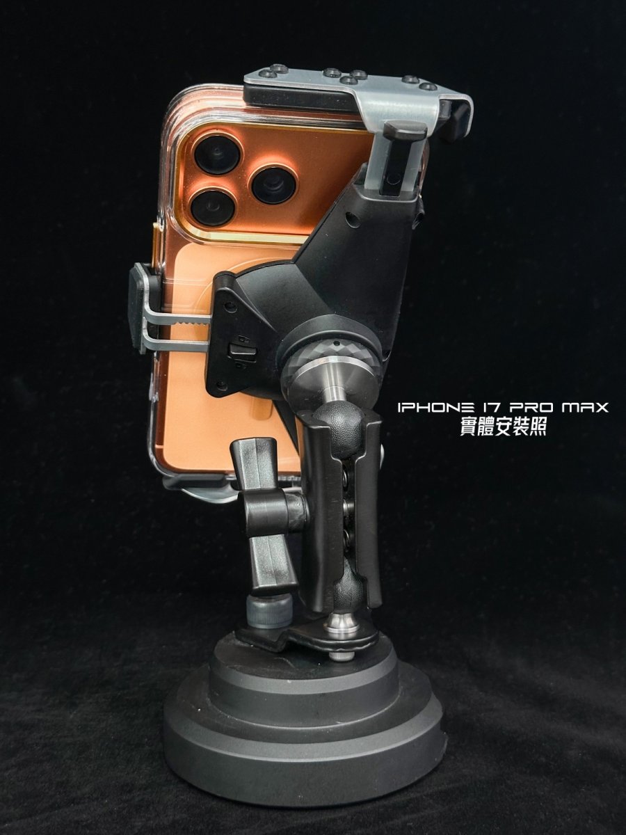 画像8: 新雅部品 スマホホルダー（ブラック/シルバー） (8)