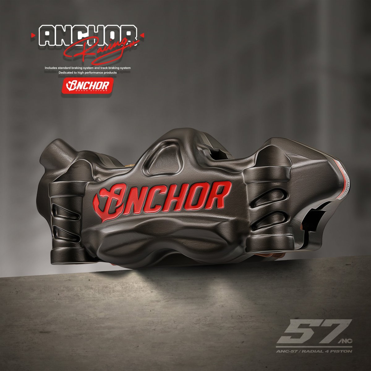 画像6: yutakaチャンネル カ〇アゲ企画 12％off！ANCHOR ANC57 100mmピッチ4potラジアルキャリパー (6)