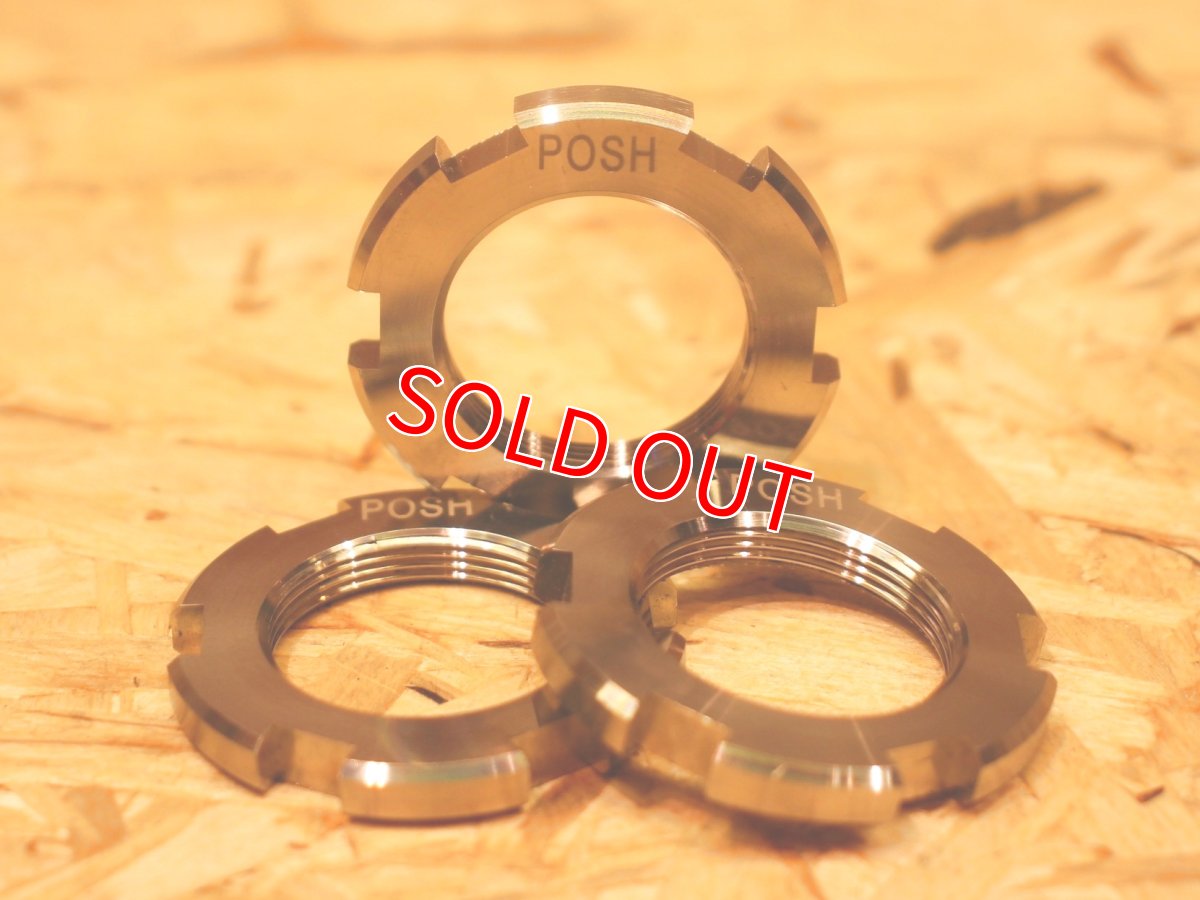 画像1: PK7 チタンステムナットセット 無色 [シグナスX・BW'S125] (1)