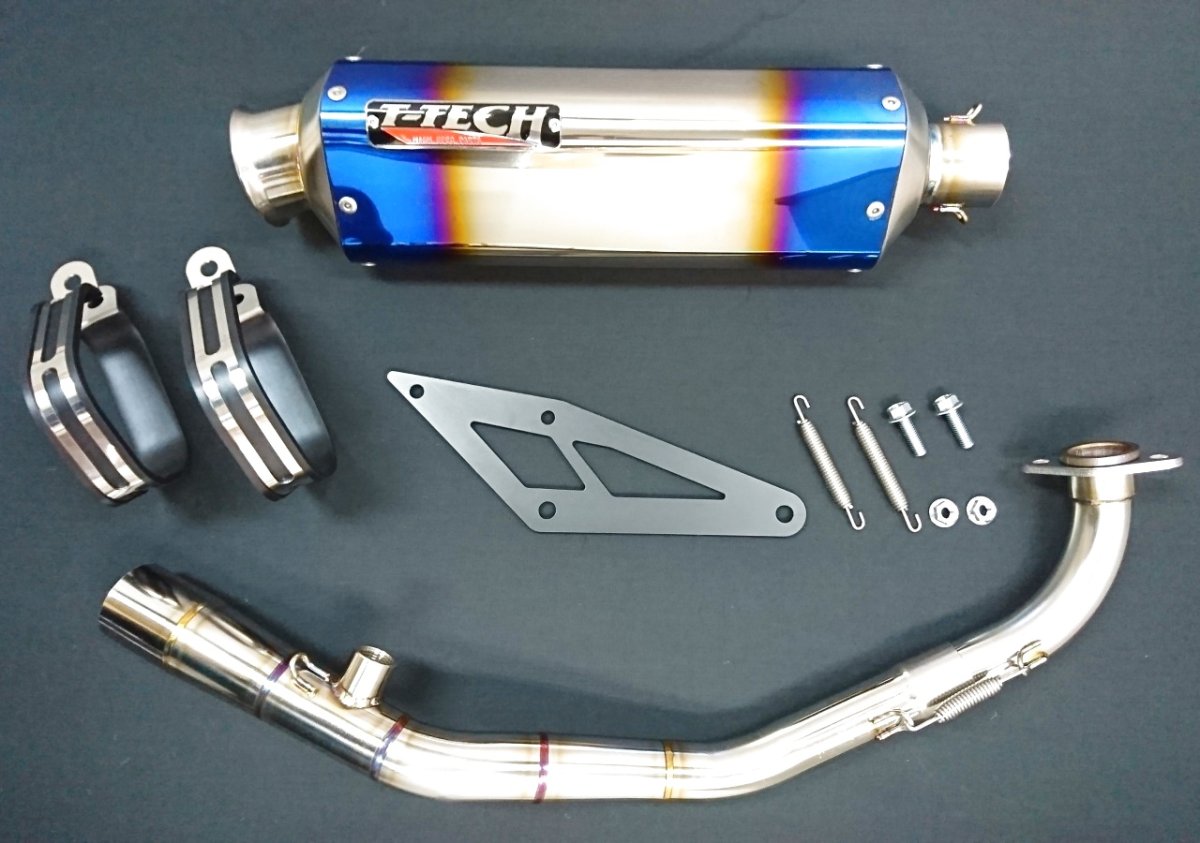 画像1: T-TECH 230ccオーバー向けレーシングマフラー（シグナスグリファス/2型NMAX125） (1)